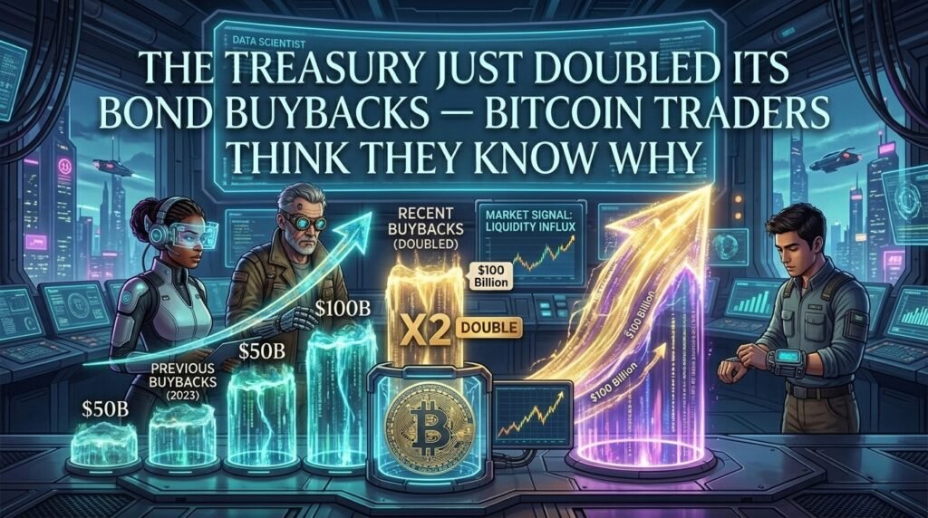 The Treasury Just Doubled Its Bond Buybacks — Bitcoin Traders Think They Know Why